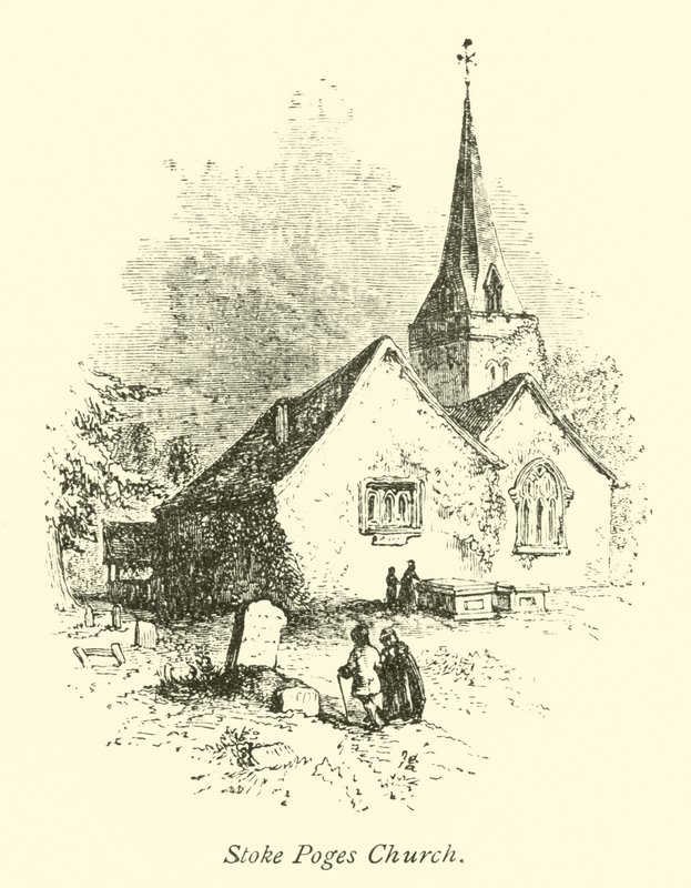 Stoke Poges kirke af English School