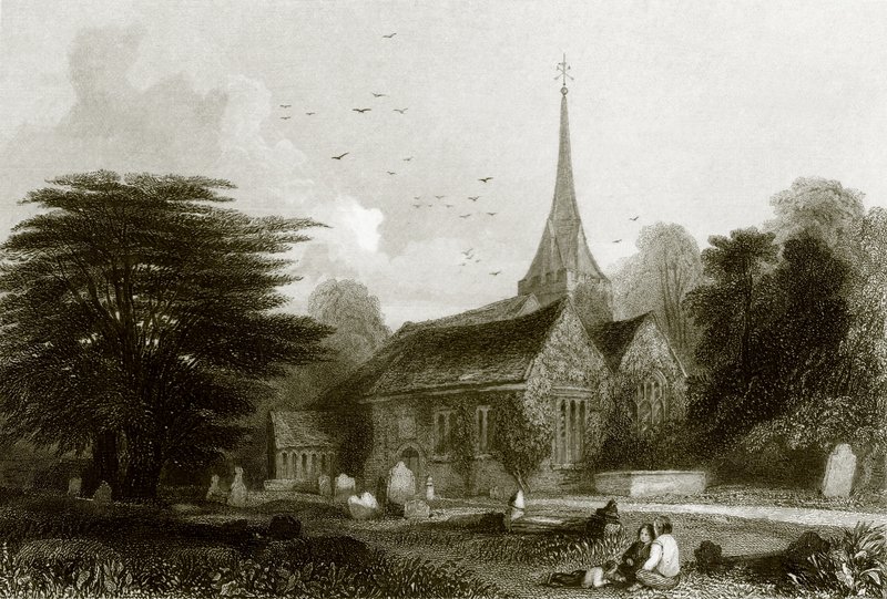 Stoke Poges af English School