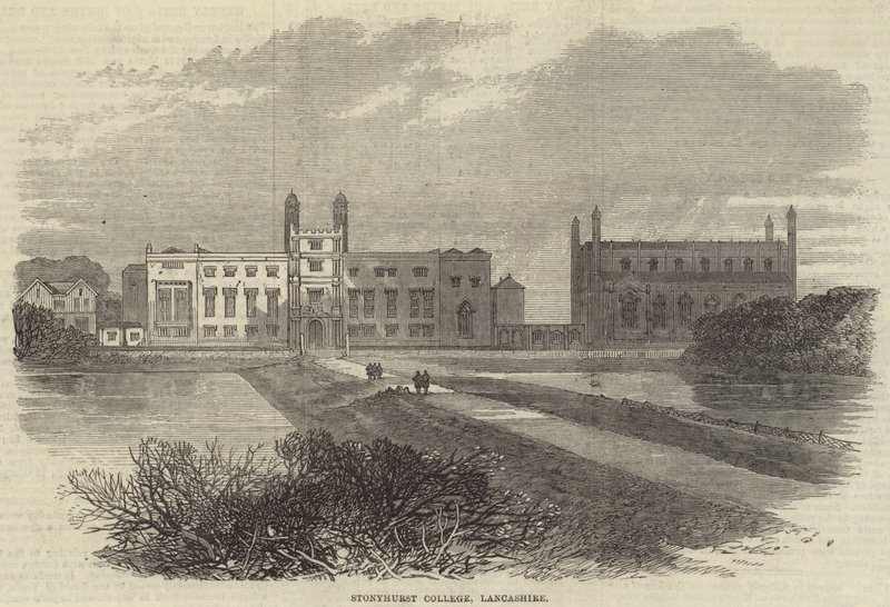 Stonyhurst College, Lancashire (gravering) af English School