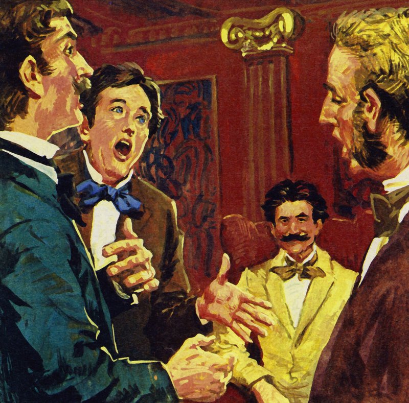 Strauss blev overtalt til at skrive en operette, da venner sang sange til hans melodier af English School