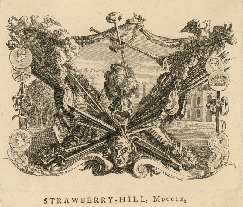 Strawberry Hill, London, 1760 af English School