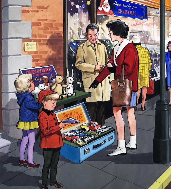 Street Hawker af English School