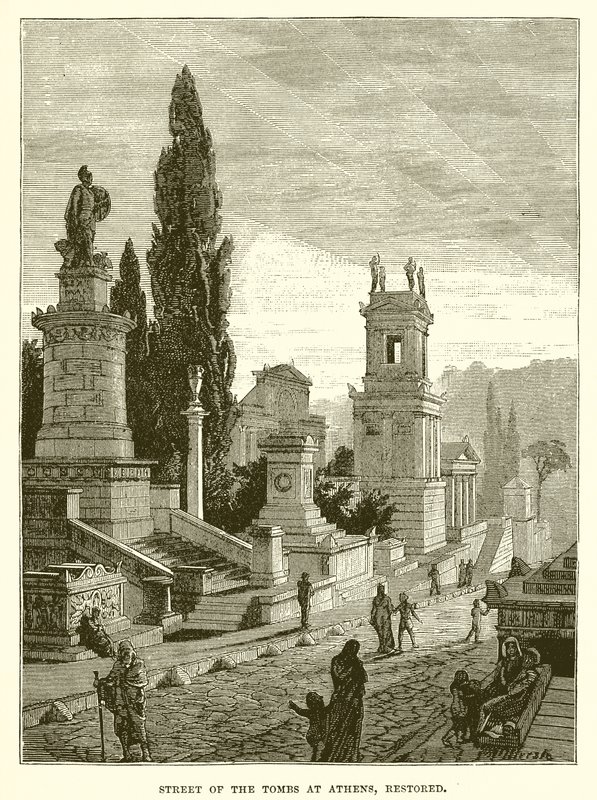 Gravgaden i Athen, restaureret af English School