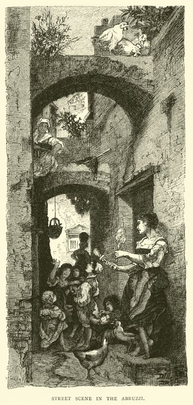 Gadebillede i Abruzzi af English School