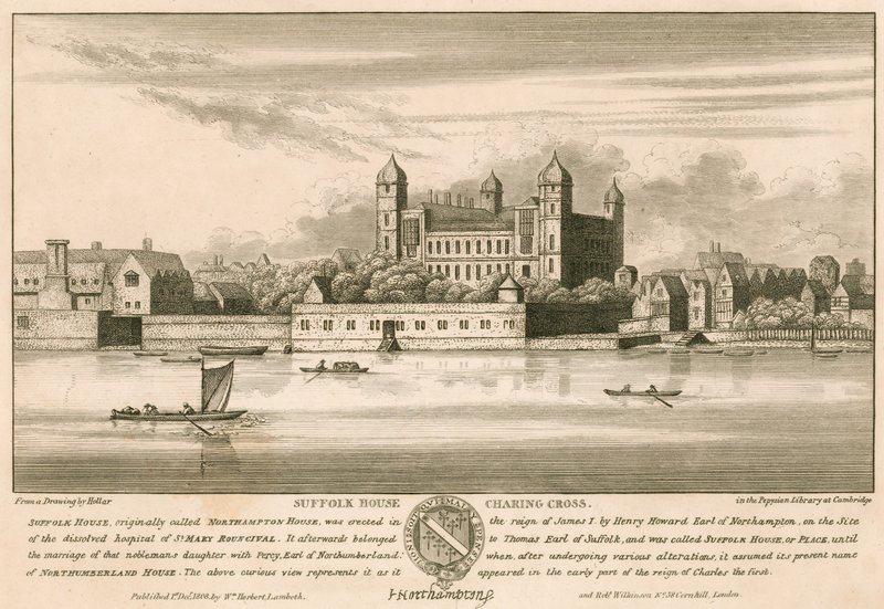 Suffolk House (senere Northampton House og Northumberland House), Charing Cross, London af English School