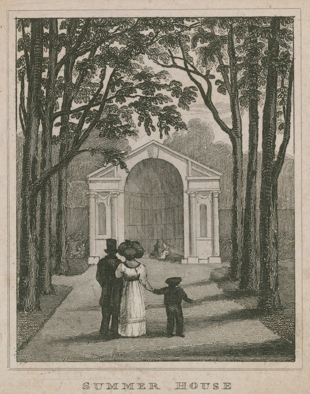 Summer House, Kensington Gardens, London af English School