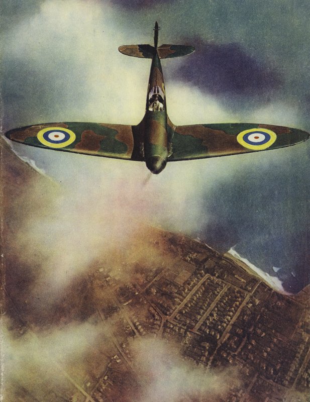 Supermarine Spitfire, c1940 af English School