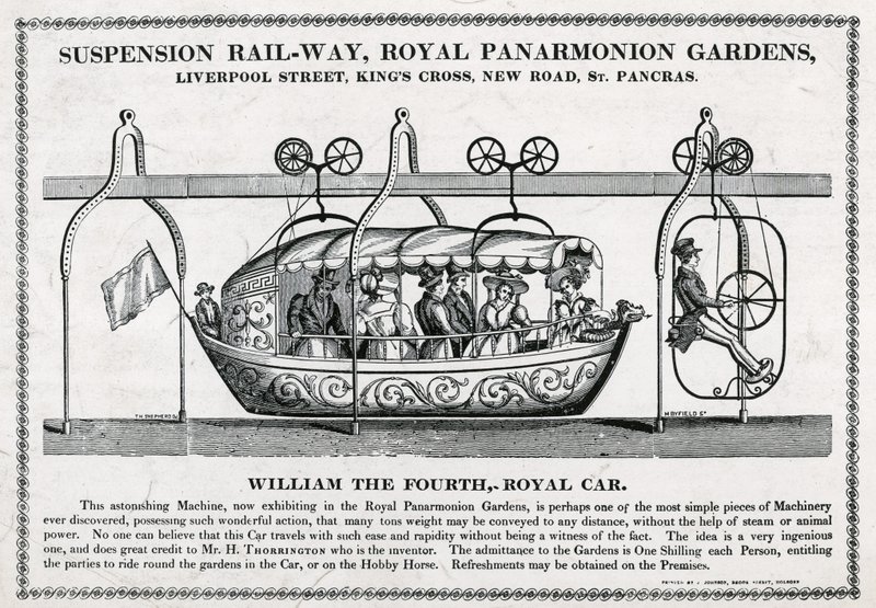 Suspension jernbane, Royal Panarmonion Gardens af English School