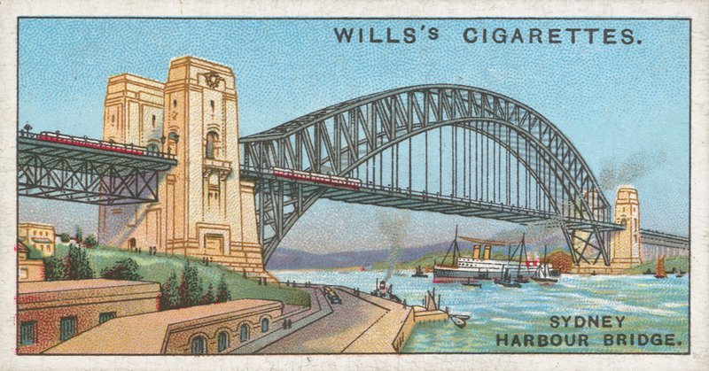 Sydney Harbour Bridge af English School