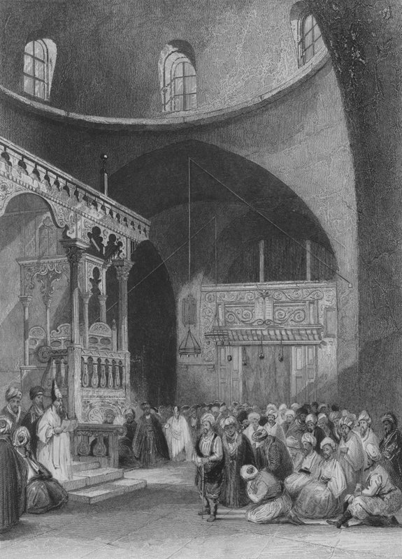 Jødernes synagoge, Jerusalem af English School