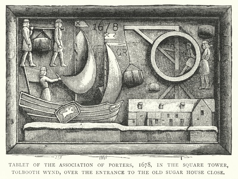 Tablet for Foreningen af Portører af English School