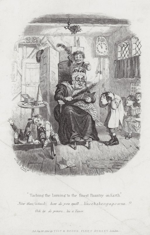 Undervisning af læring til det fineste Pinsentry på Jorden, 1840 af English School