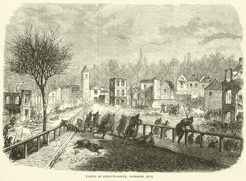 Indtagelse af Brie-sur-Marne, 30. november, november 1870 af English School