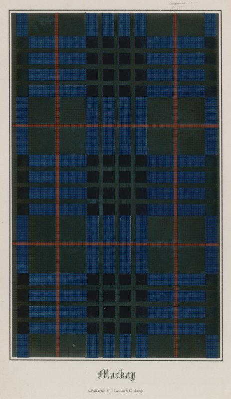 Tartan fra klanen Mackay af English School