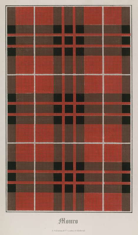 Tartan af klanen Munro af English School