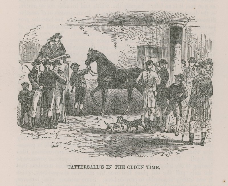 Tattersalls i gammel tid af English School