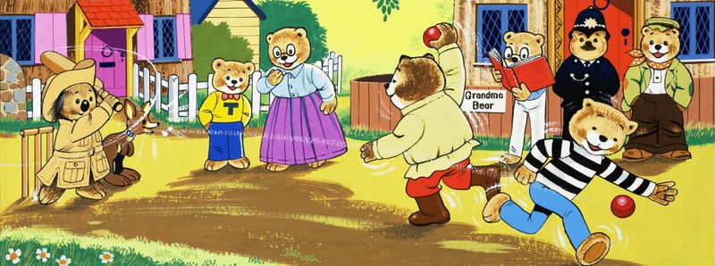 Bamse (med skjulte genstande) af English School