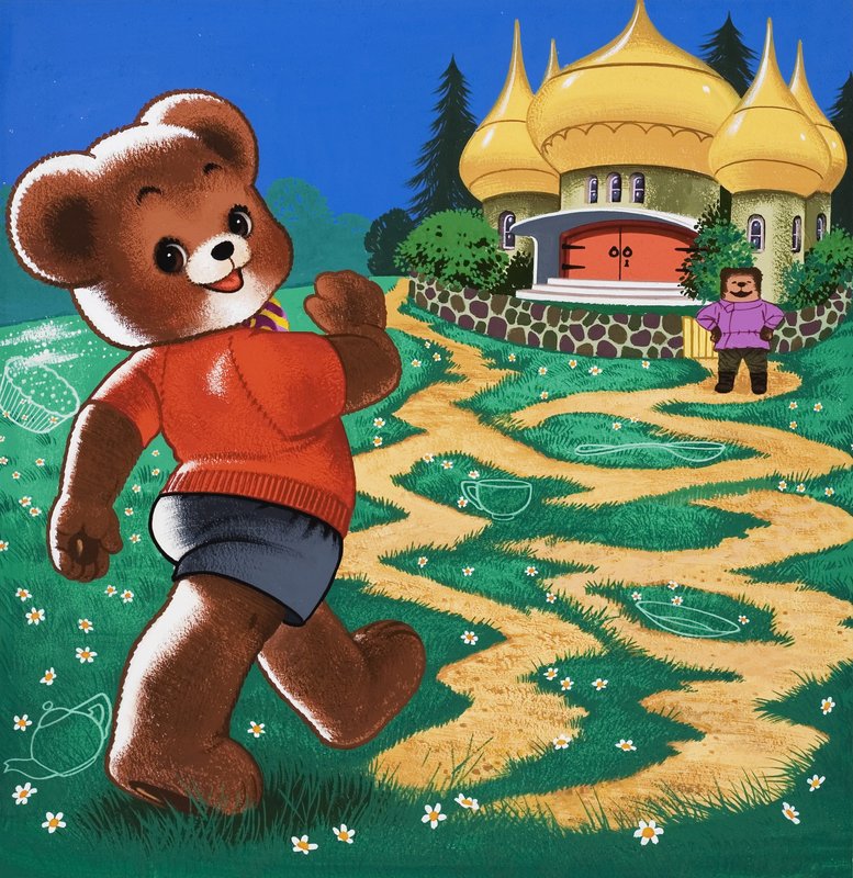 Bamse (med skjulte genstande) af English School