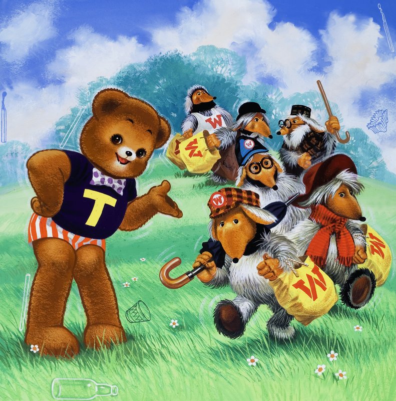 Bamse (med skjulte genstande) af English School