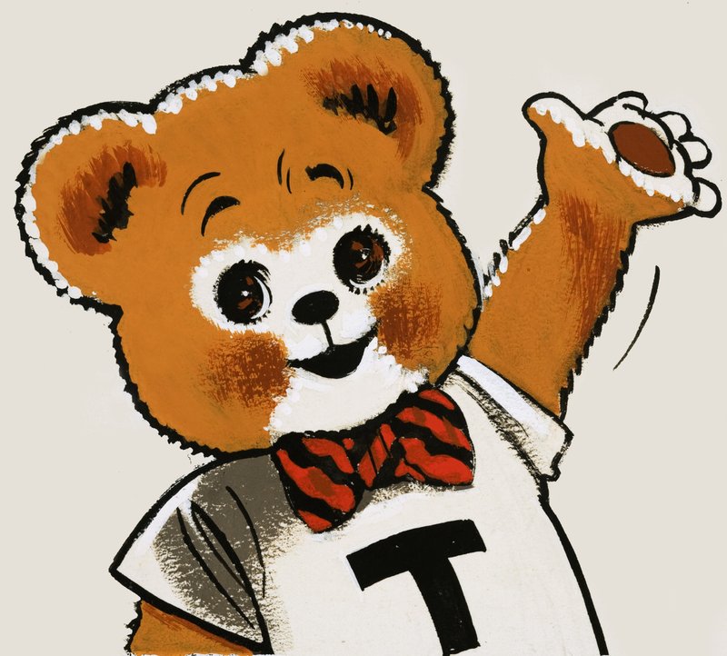 Bamse vinker af English School