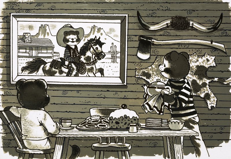 Bamse som cowboy af English School