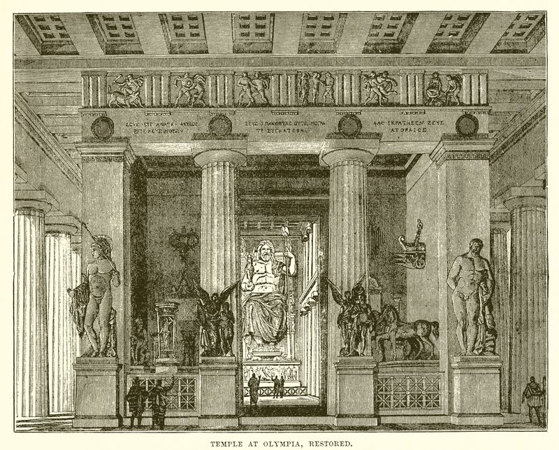 Templet i Olympia, restaureret af English School