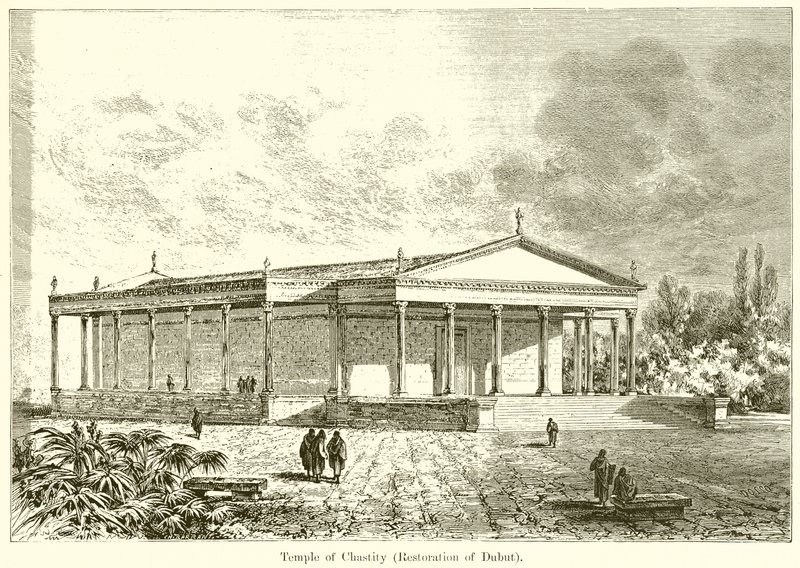 Kyskhedens tempel (Restoration of Debut) af English School
