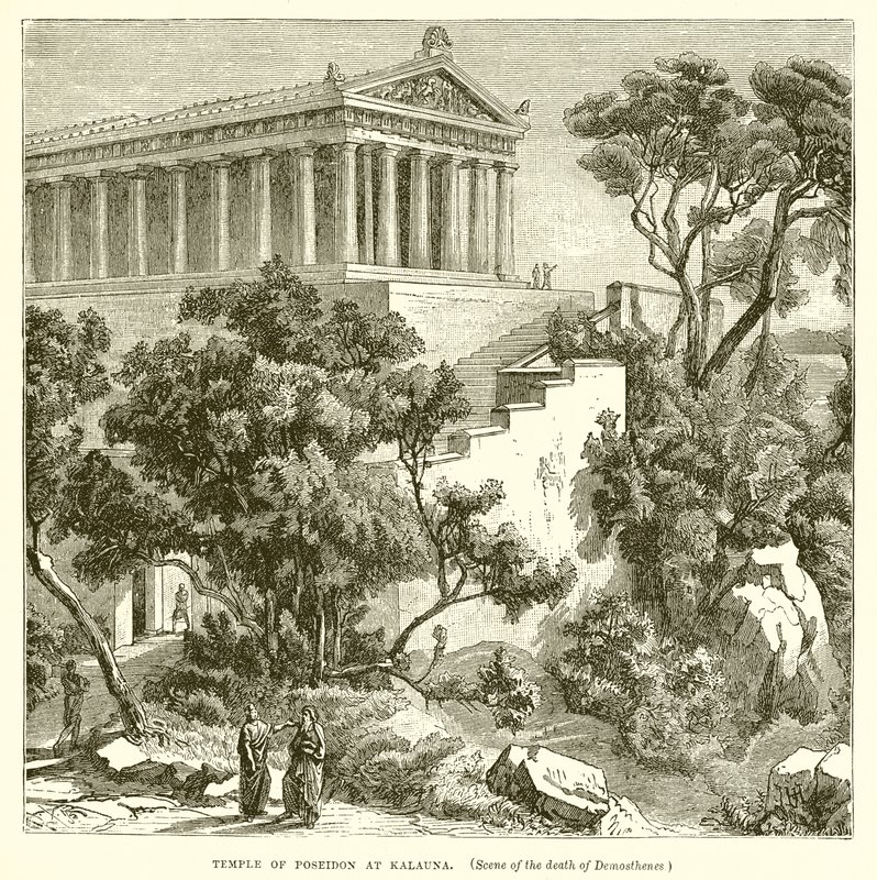 Poseidon-templet ved Kalauna af English School