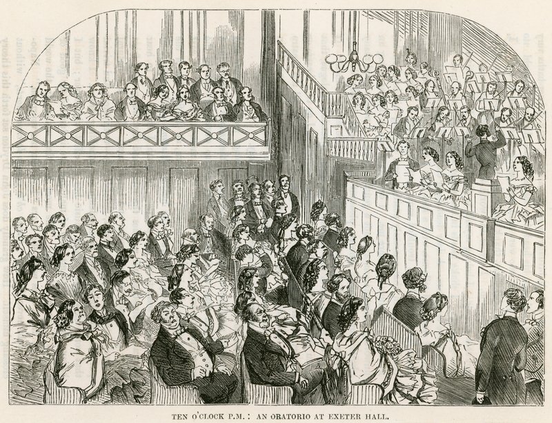 Ti OClock PM: Et oratorium i Exeter Hall af English School