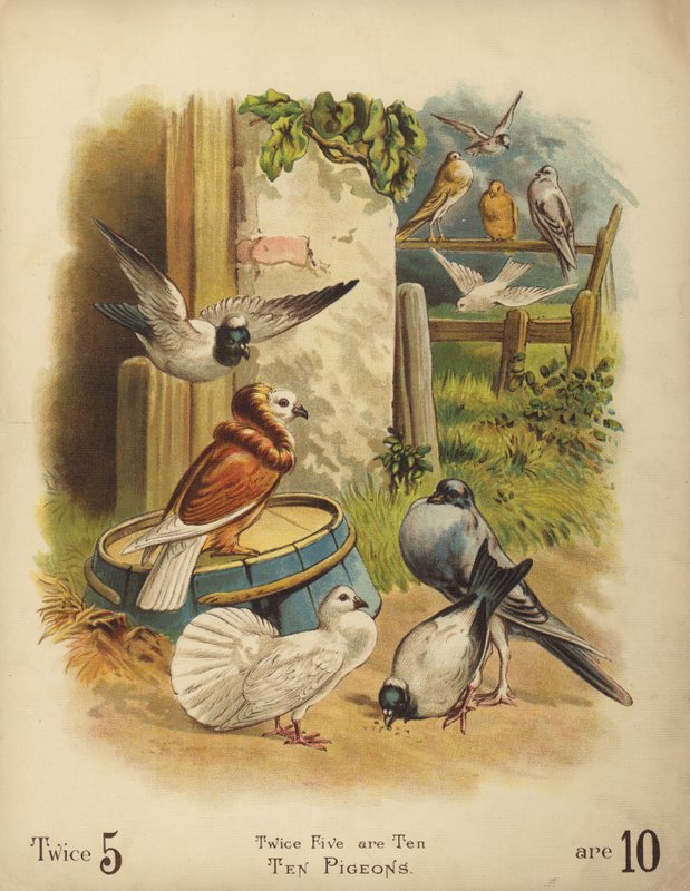 Ti duer (chromolitho) af English School