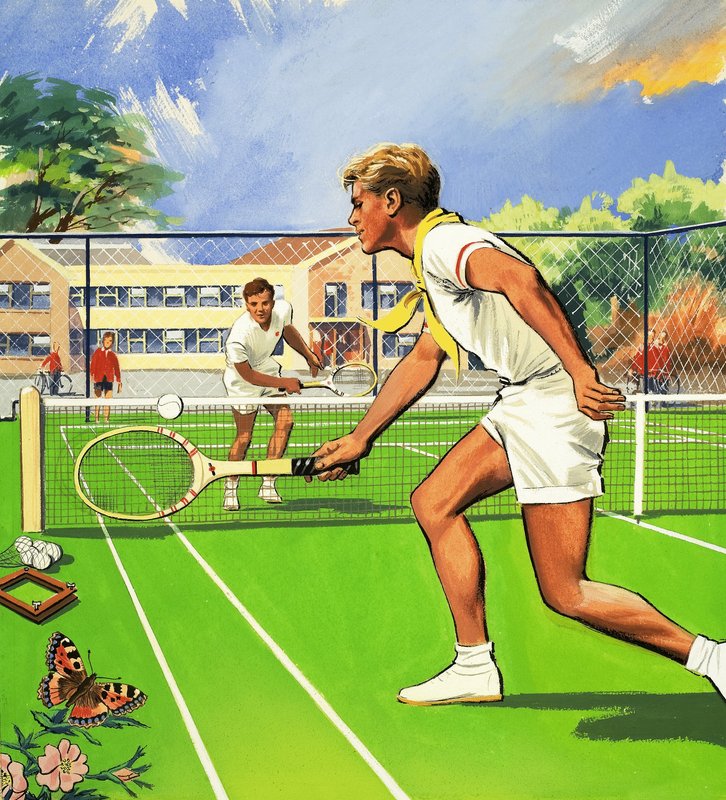 Tennisspillere af English School