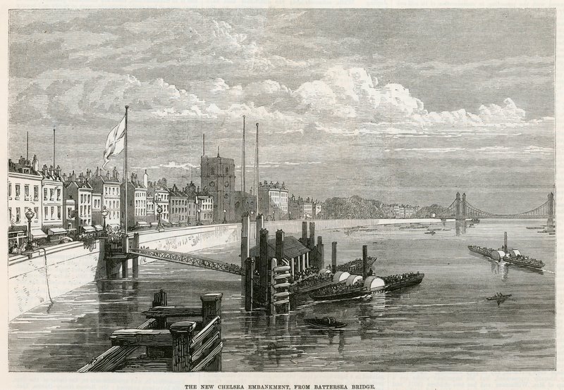 Thames Embankment i Chelsea af English School