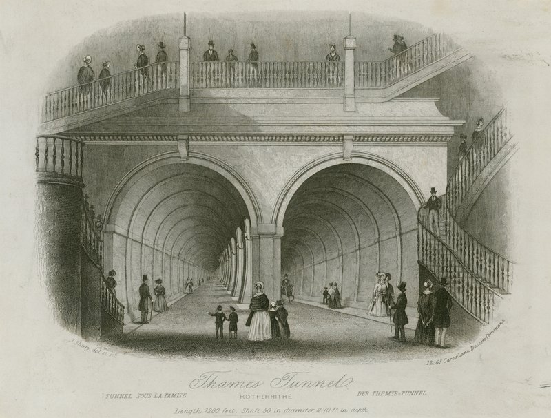 Thames Tunnel, Rotherhithe-indgangen af English School