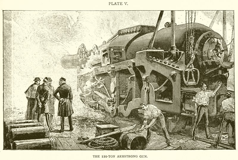 Den 110-tons Armstrong Gun af English School
