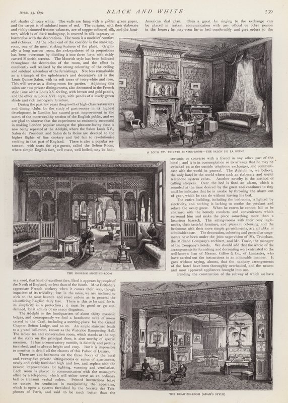 The Adelphi Hotel, Liverpool, Merseyside (litho) af English School