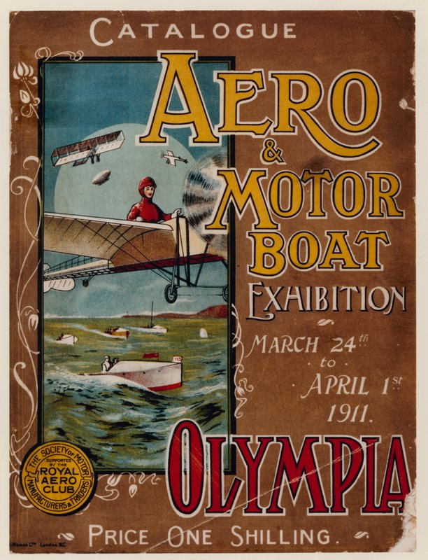 Aero & Motor Boat Exhibition i Olympia, 1911 af English School