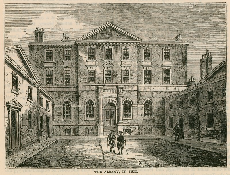 The Albany, London, i 1800 af English School