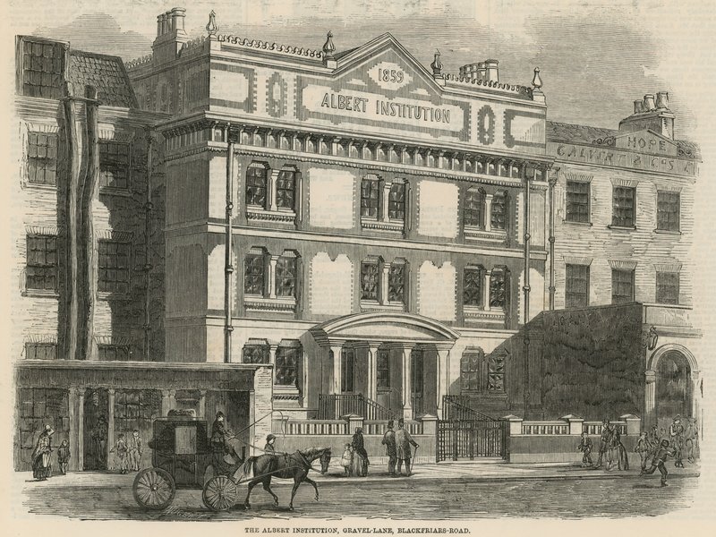 The Albert Institution, Gravel Lane, Blackfriars Road, London af English School