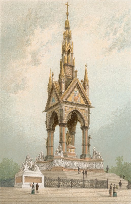 Albert Memorial af English School