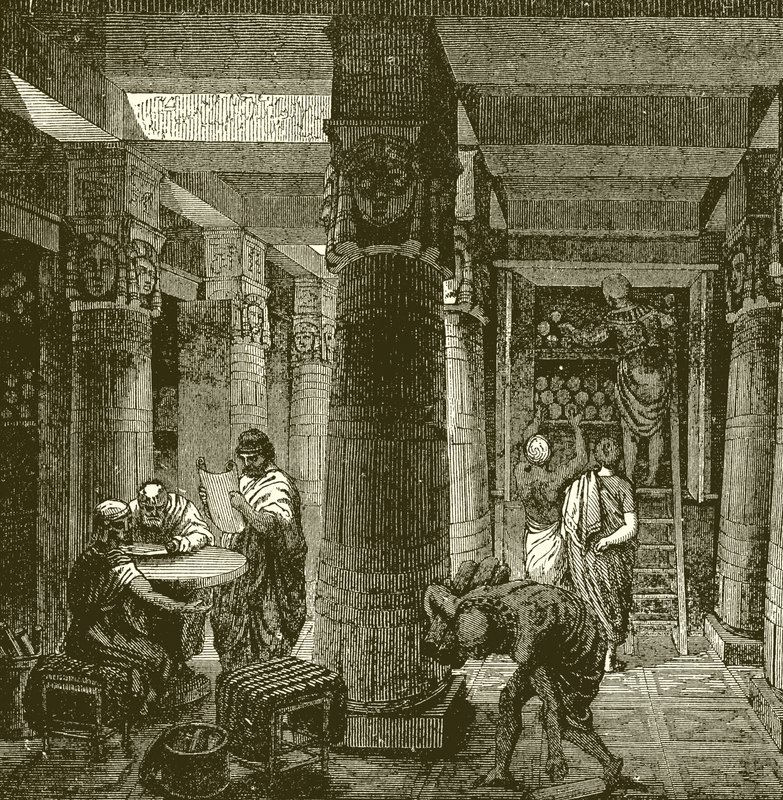 Det Alexandriske bibliotek af English School