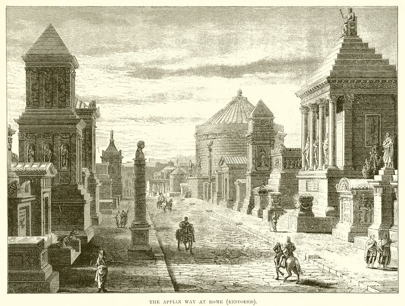 Appia-vejen i Rom af English School