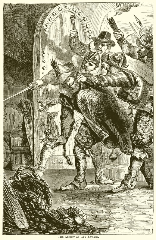 Anholdelsen af Guy Fawkes af English School