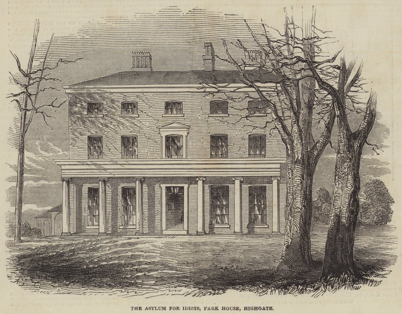 The Asylum for Idiots, Park House, Highgate af English School