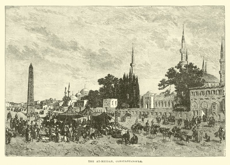 The At-meidan, Constantinople  af English School