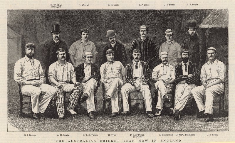 Det australske crickethold er nu i England af English School