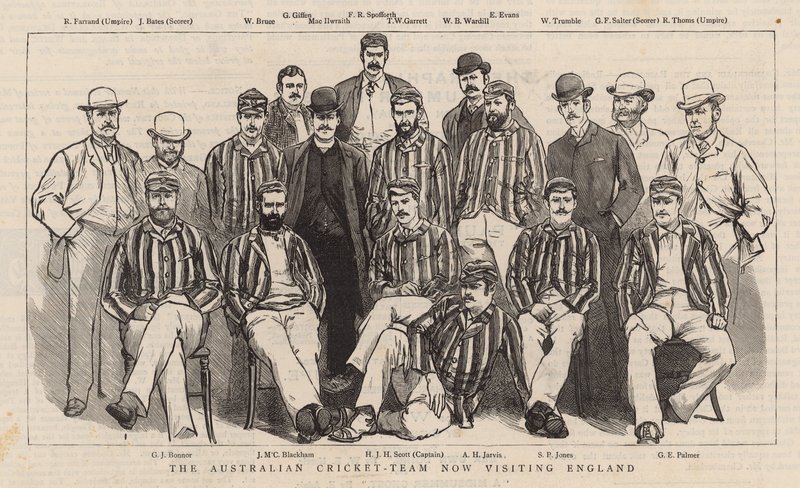 Det australske crickethold besøger nu England af English School