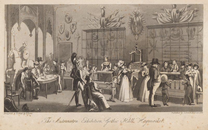 Automatudstillingen, Gothic Hall, Haymarket af English School