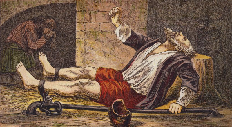 Babes In The Wood (farve litho) af English School