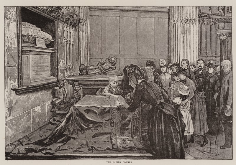 Babyernes hjørne (litho) af English School