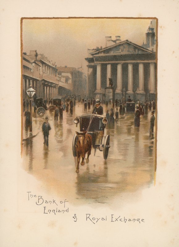 Bank of England, The Royal Exchange af English School